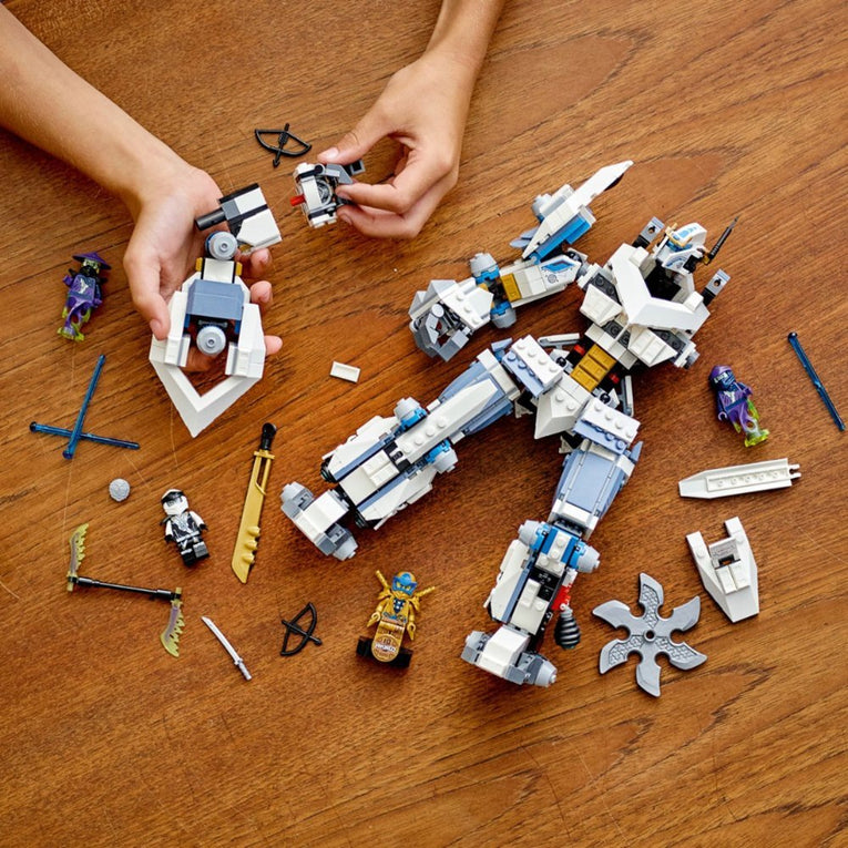 Lego - Combate En El Titan Robot De Zane