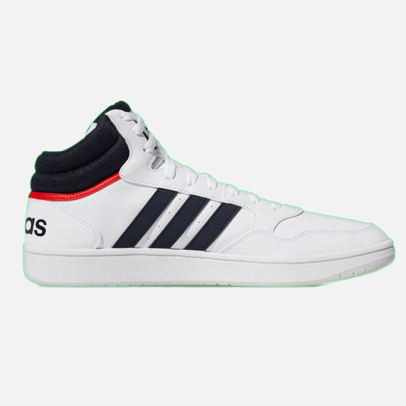 Tenis adidas Hoops 3.0 Mid White Vivid Red