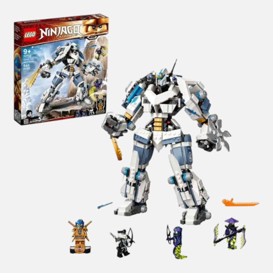 Lego - Combate En El Titan Robot De Zane